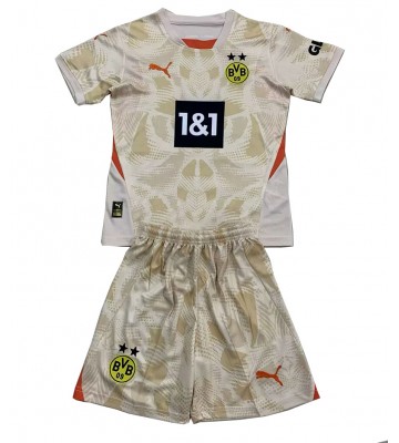 Borussia Dortmund Goalkeeper Replica Home Stadium Kit for Kids 2024-25 Short Sleeve (+ pants)